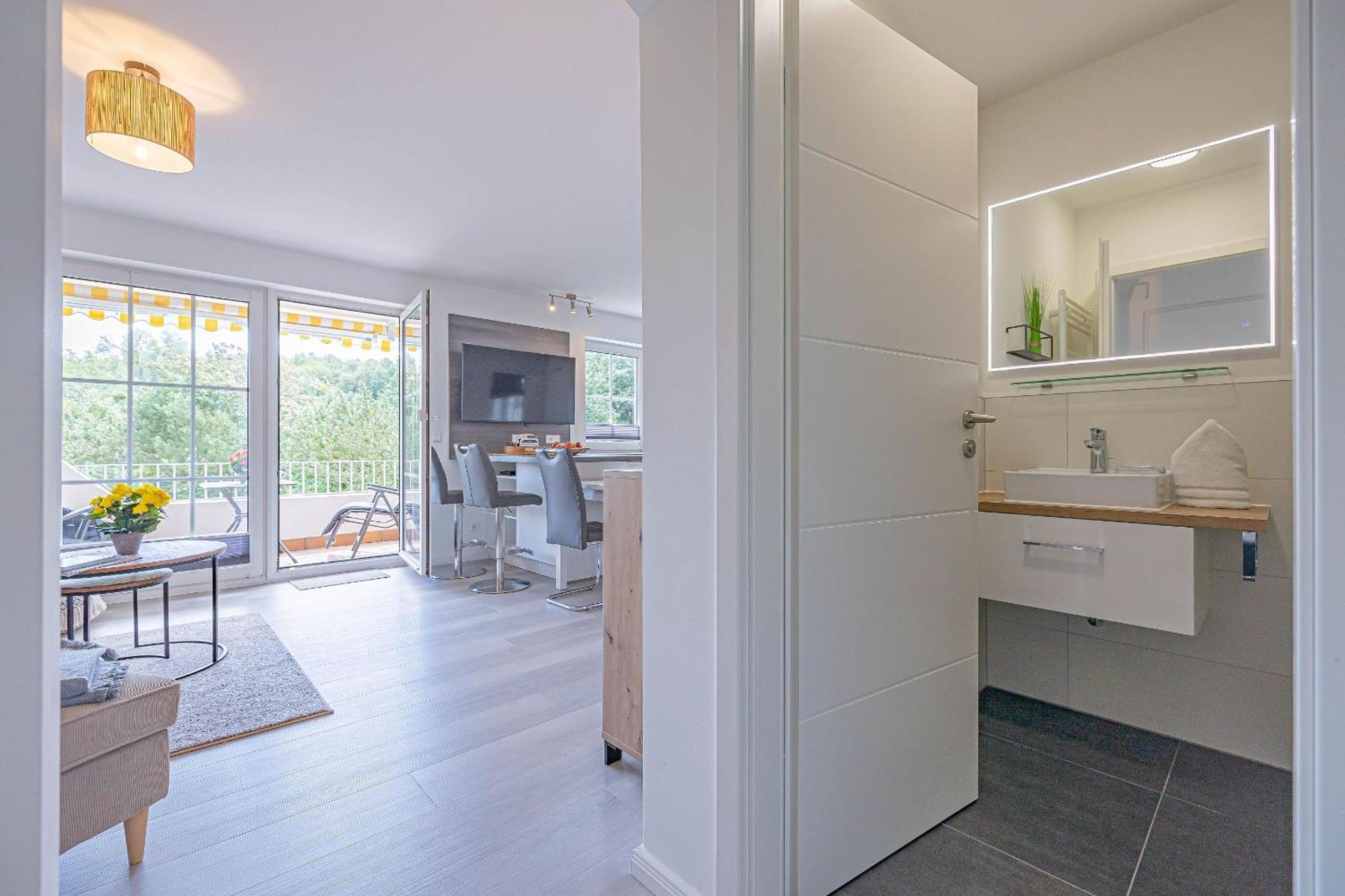 Strandresidenz Wassersleben: Südblick Meerblick-Apartment mit Balkon Harrislee Exterior photo